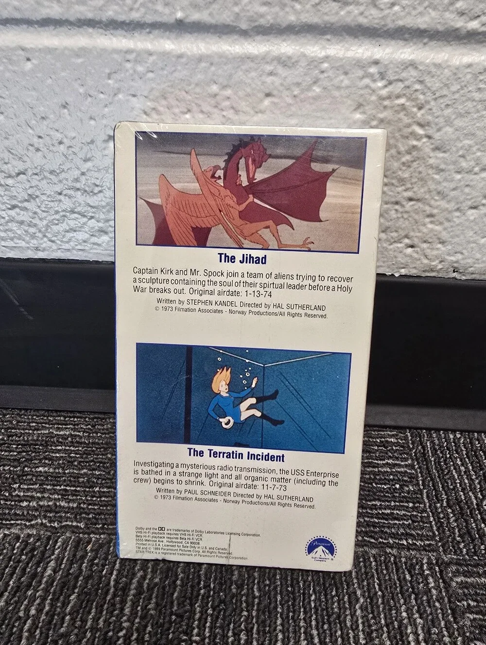 Star Trek: The Animated Adventures Volume Seven  And Nine - Blue Cover